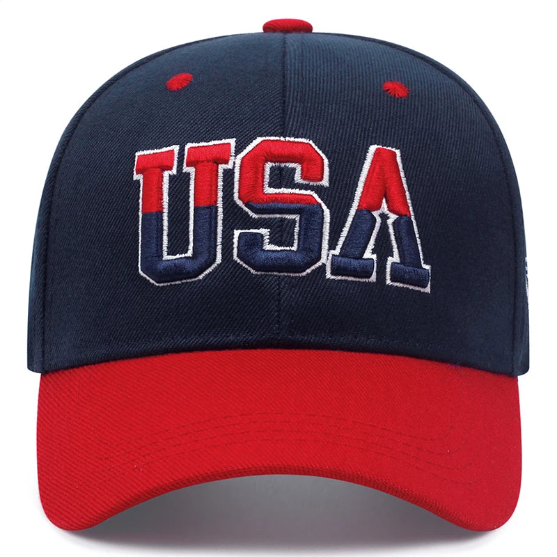 USA Side Flag Streetwear Unisex Baseball Hat