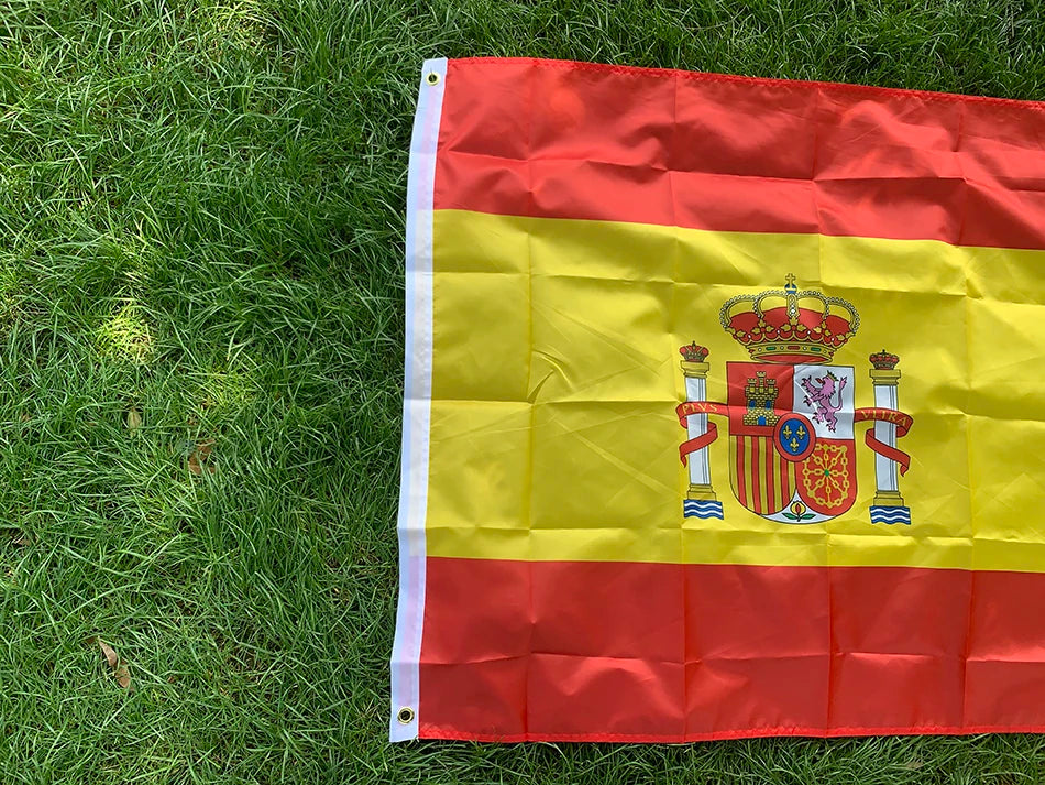 Spain Hanging National Flag