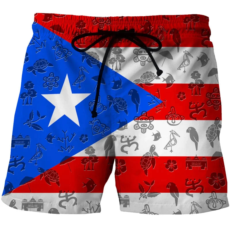 Puerto Rico Beach Shorts