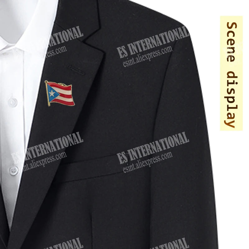 Puerto Rico National Flag Lapel Pin