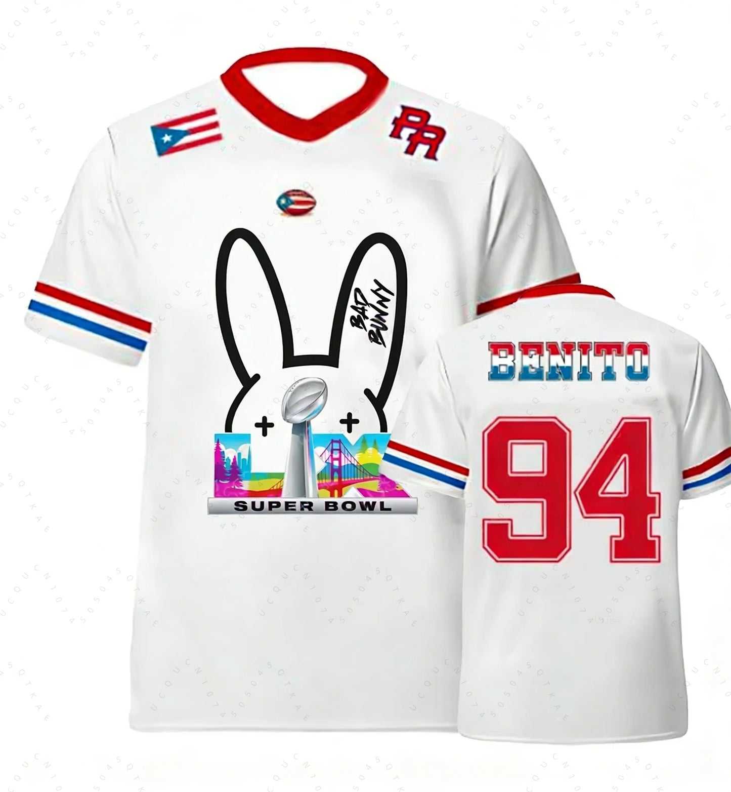 Puerto Rico V‑Neck Jersey –  “Benito 94”