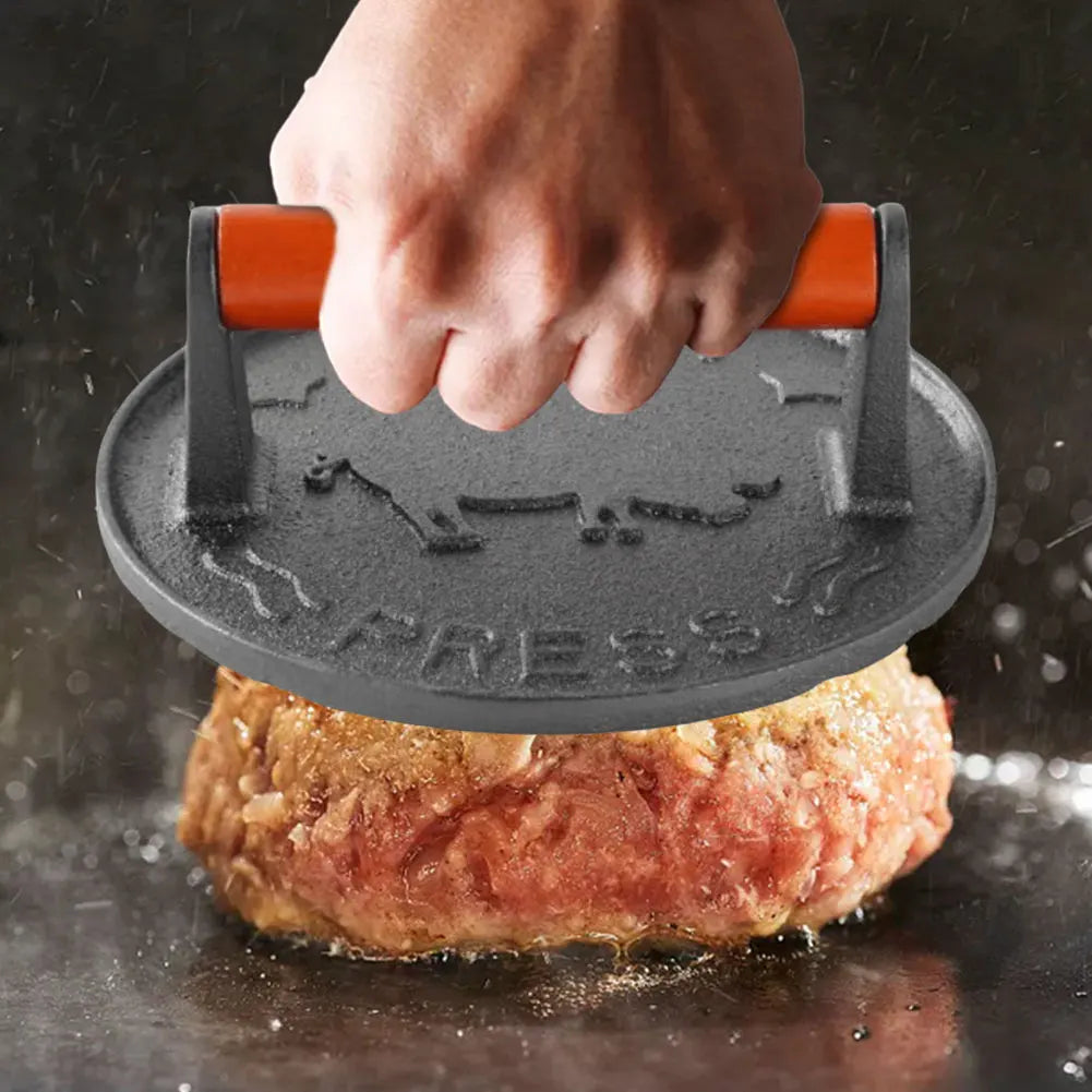 Cast Iron Burger Press