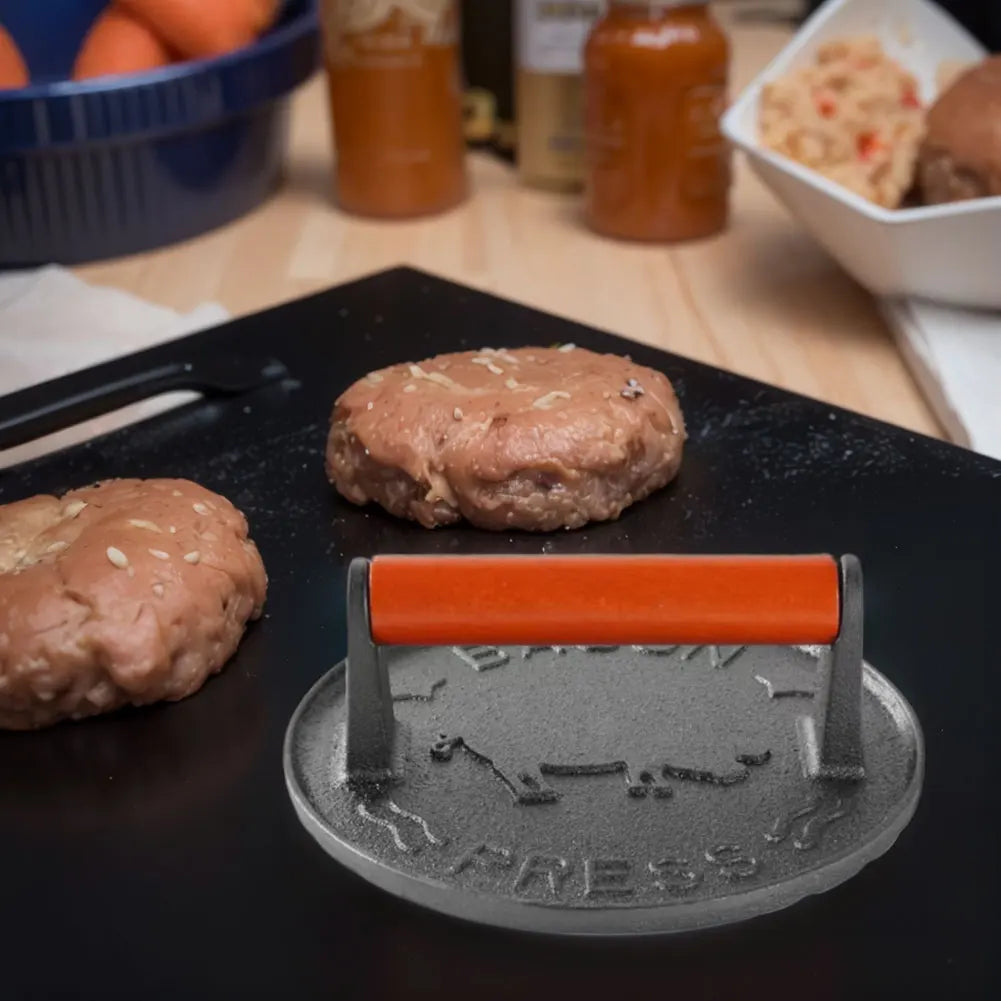 Cast Iron Burger Press