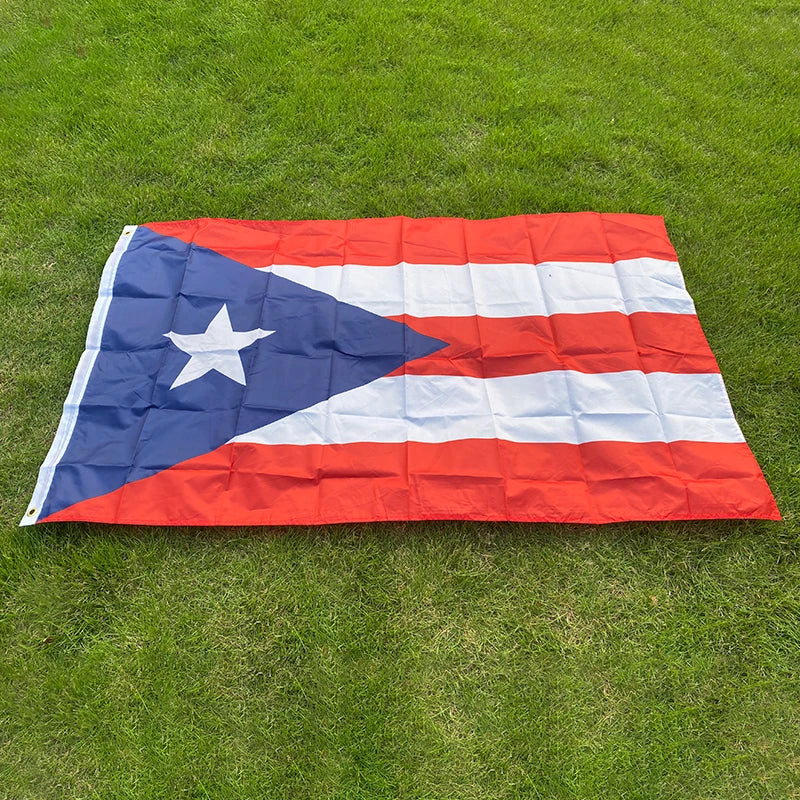 Puerto Rico Hanging National Flag