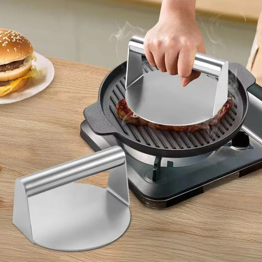 Grill Press Stainless Steel Smash Burger Press