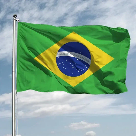 Brazil Hanging National Flag