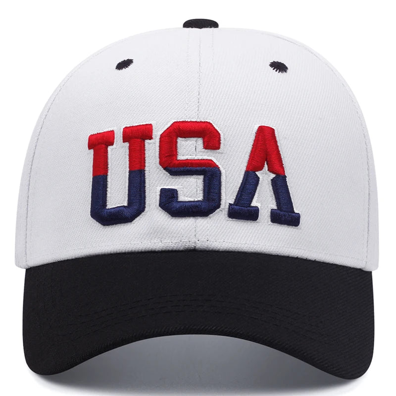 USA Side Flag Streetwear Unisex Baseball Hat