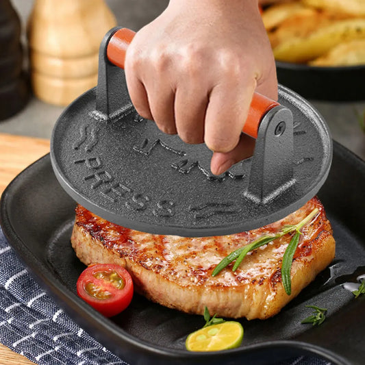 Cast Iron Burger Press