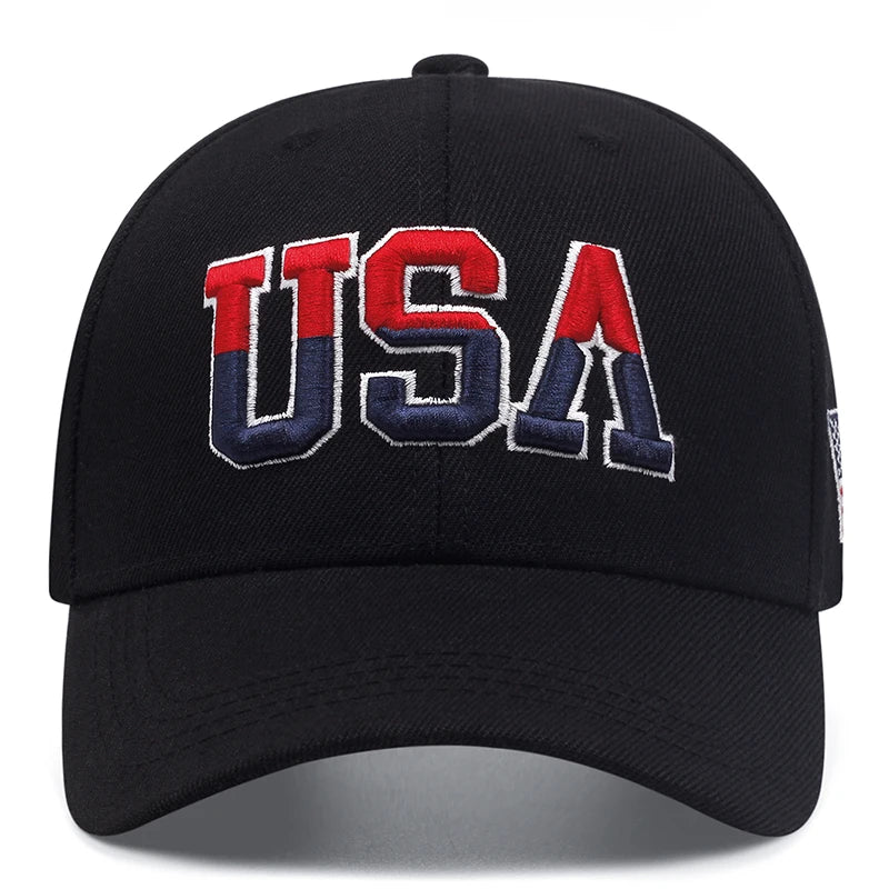 USA Side Flag Streetwear Unisex Baseball Hat