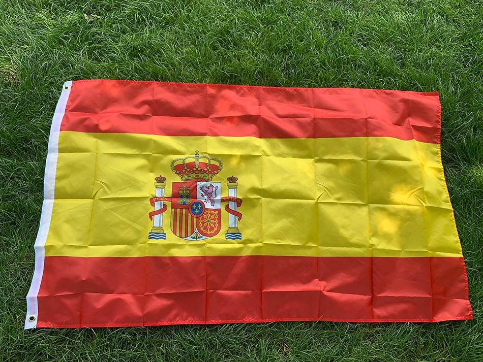 Spain Hanging National Flag
