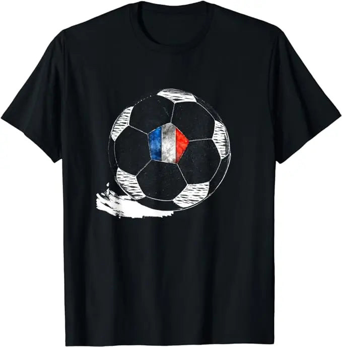 France Flag Soccer T‑Shirt