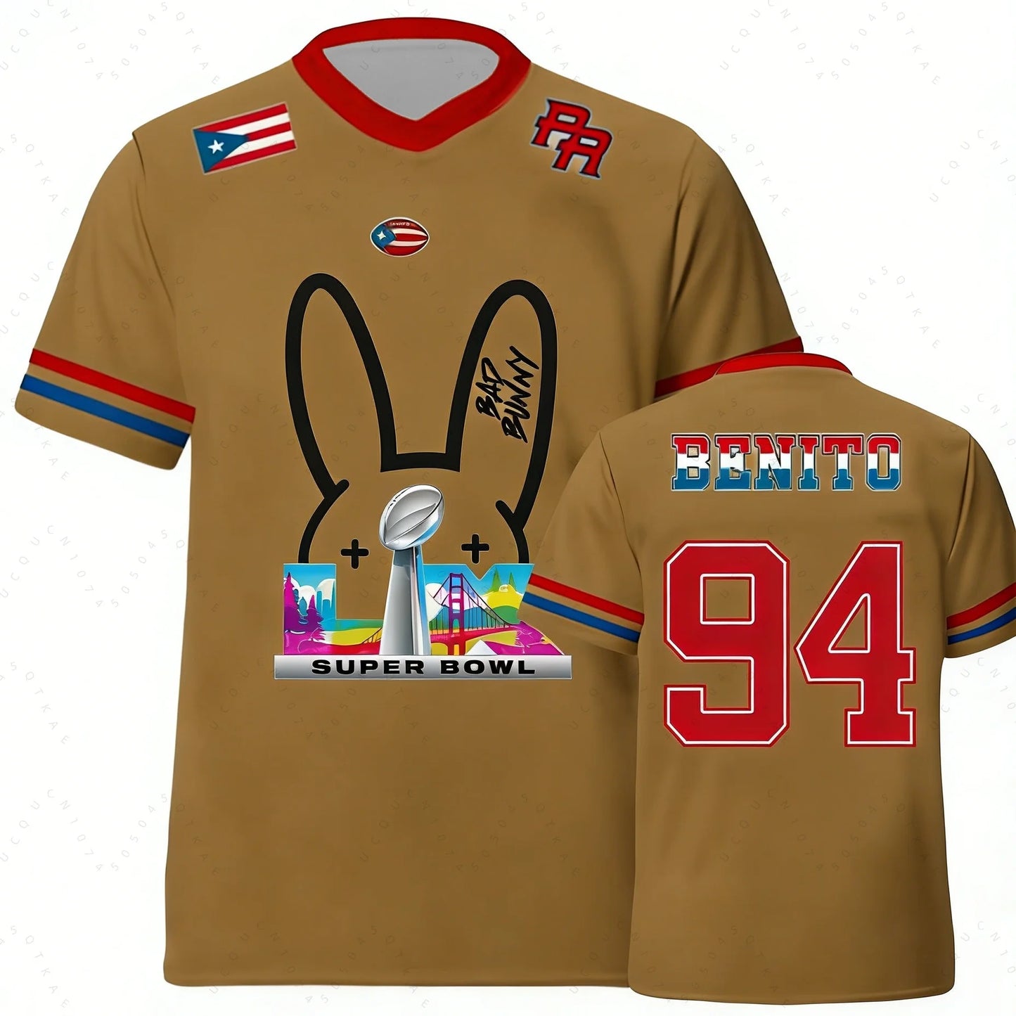 Puerto Rico V‑Neck Jersey –  “Benito 94”