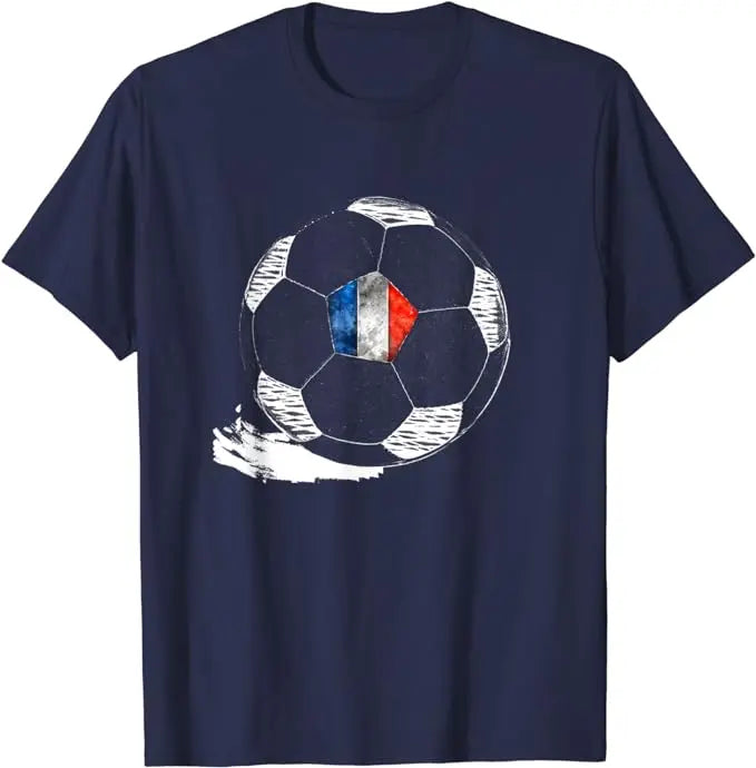 France Flag Soccer T‑Shirt