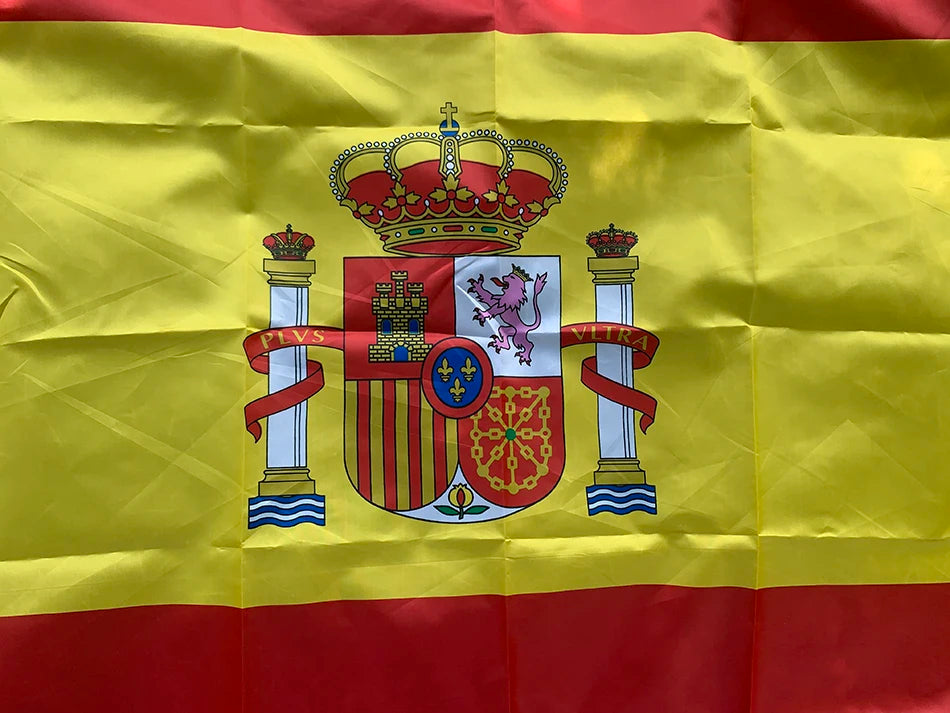 Spain Hanging National Flag