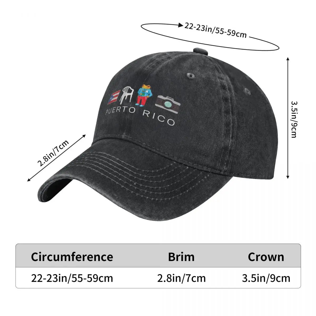Puerto Rico Baseball Cap