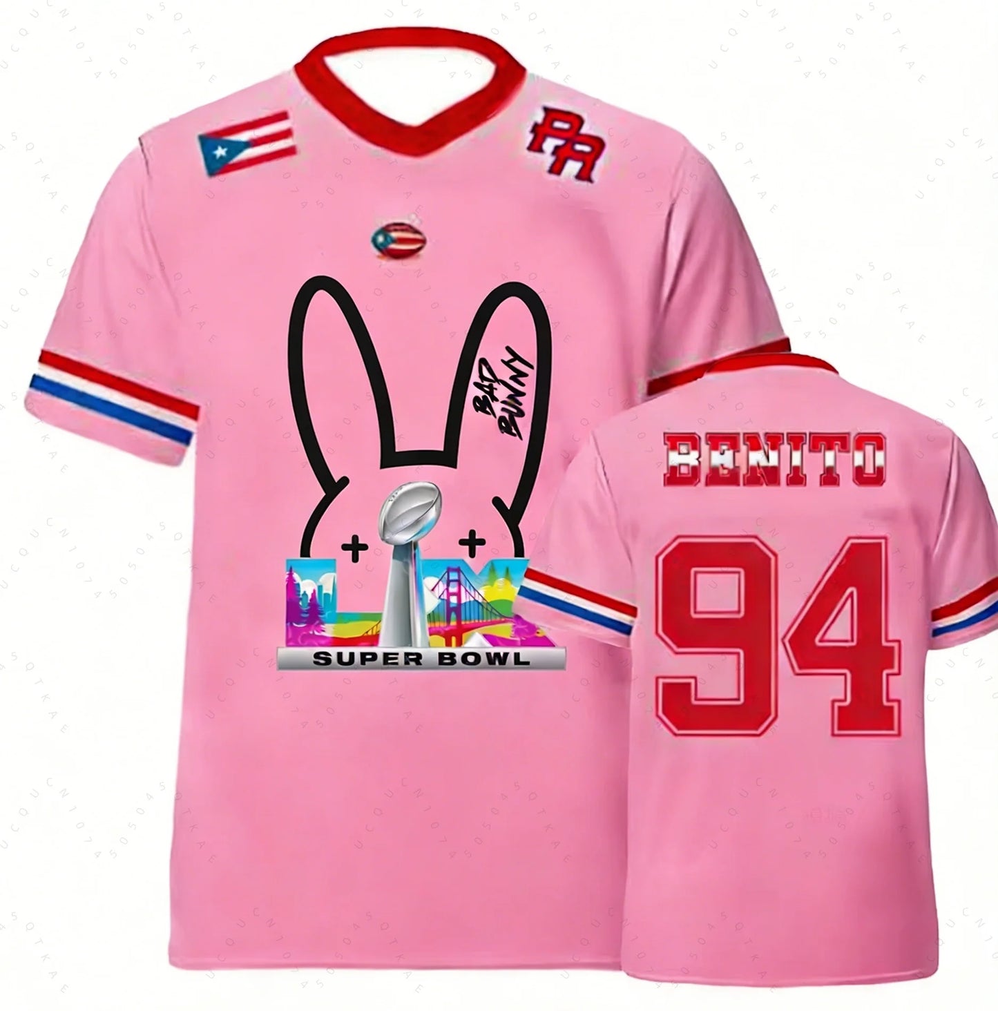 Puerto Rico V‑Neck Jersey –  “Benito 94”