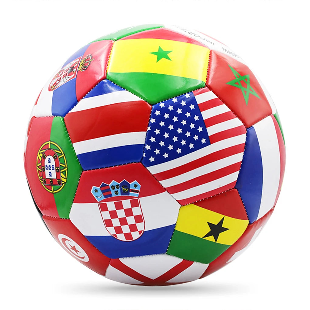 Flag Printed Soccer Official Ball