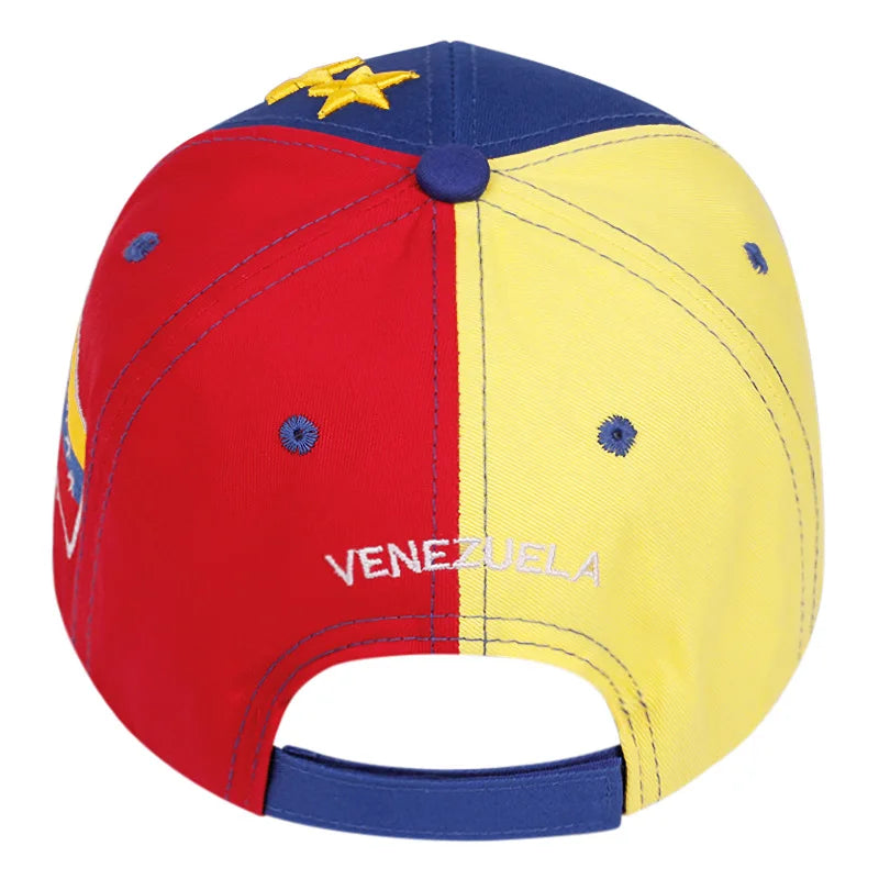 Venezuela Unisex Washed Cotton Vintage Baseball Cap