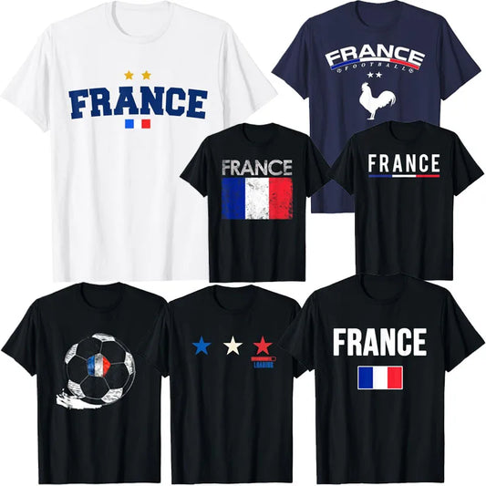 France Flag Soccer T‑Shirt