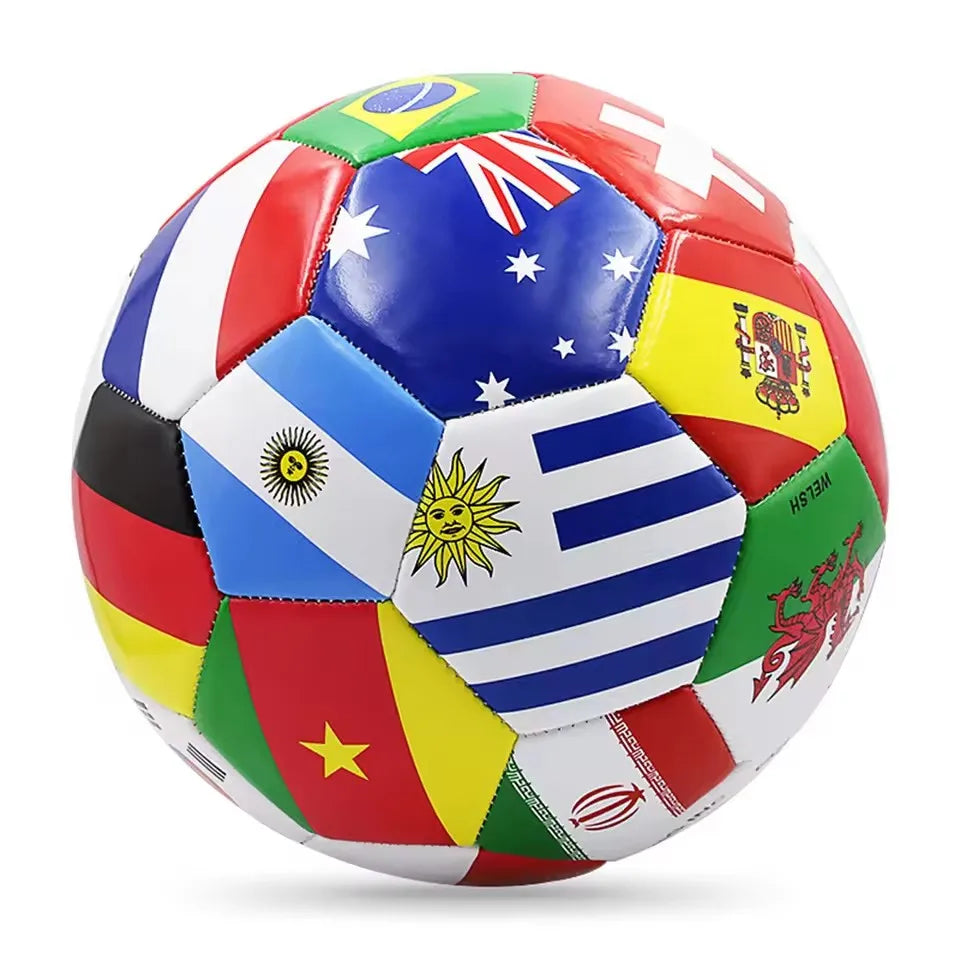 Flag Printed Soccer Official Ball