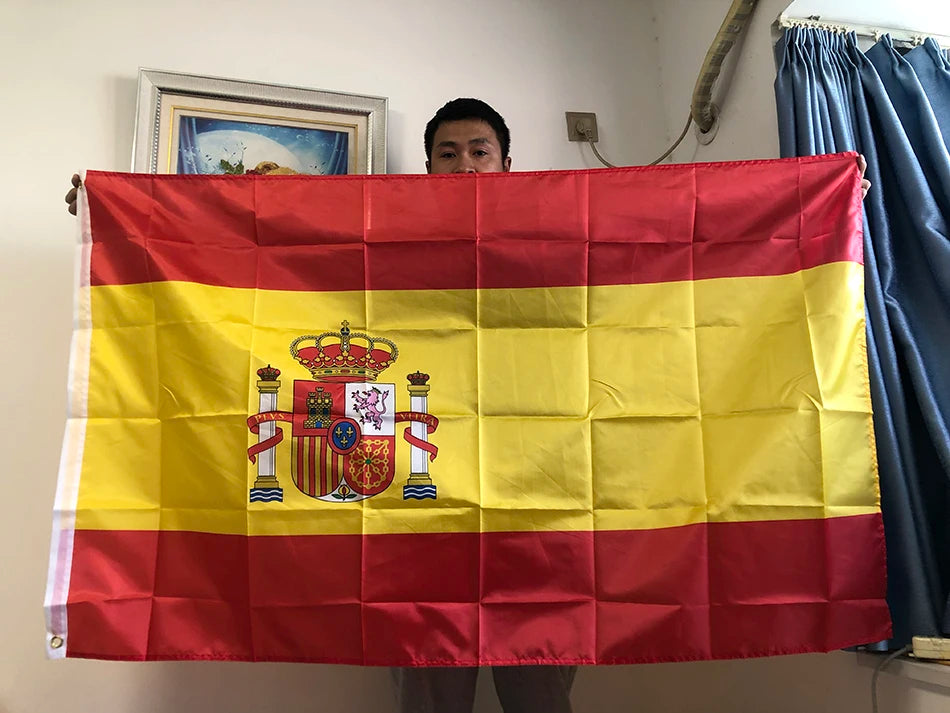 Spain Hanging National Flag