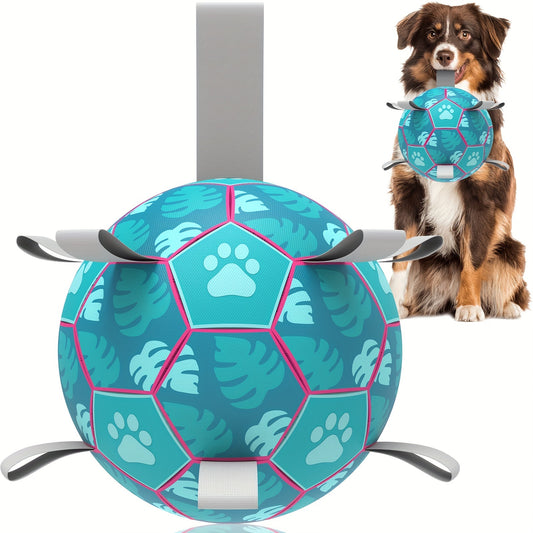 Dog Soccer Ball with Straps